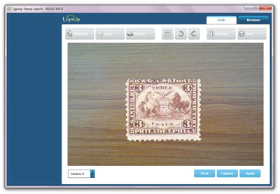 Web Camera Stamp Capture