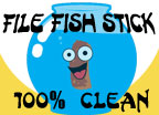 100% clean - certified by File Fishstick - vista software
